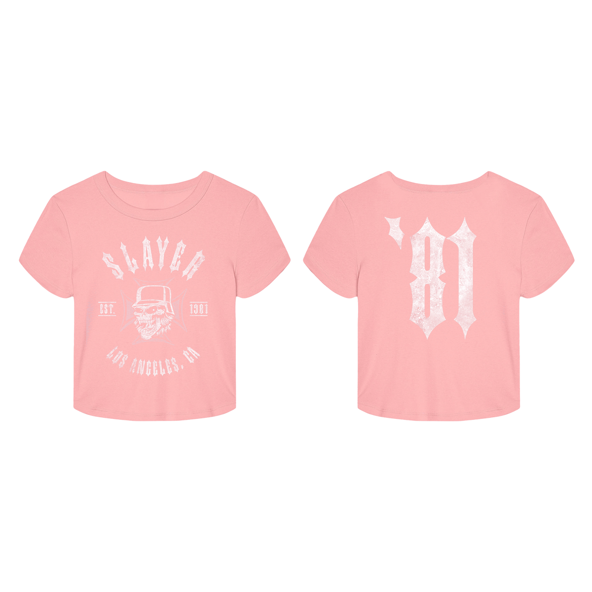 Slayer '81 Pink Baby Tee