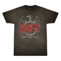 An updated take on a Slayer essential, this heavyweight tee features an oversized tubular cut with bold black Slayer logo on a blood red base. Designed for a roomy fit and crafted with thick, durable cotton for a vintage streetwear vibe.