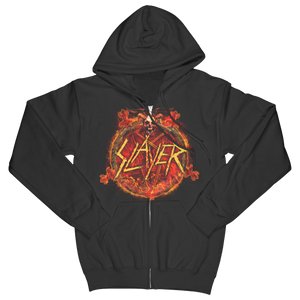BLACK ZIP HOODY MAGMA LORD