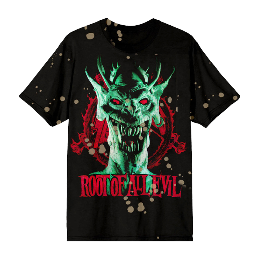 Root Of All Evil Splatter Tee