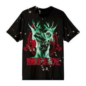 Root Of All Evil Splatter Tee