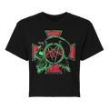 Green Skull Crop Top