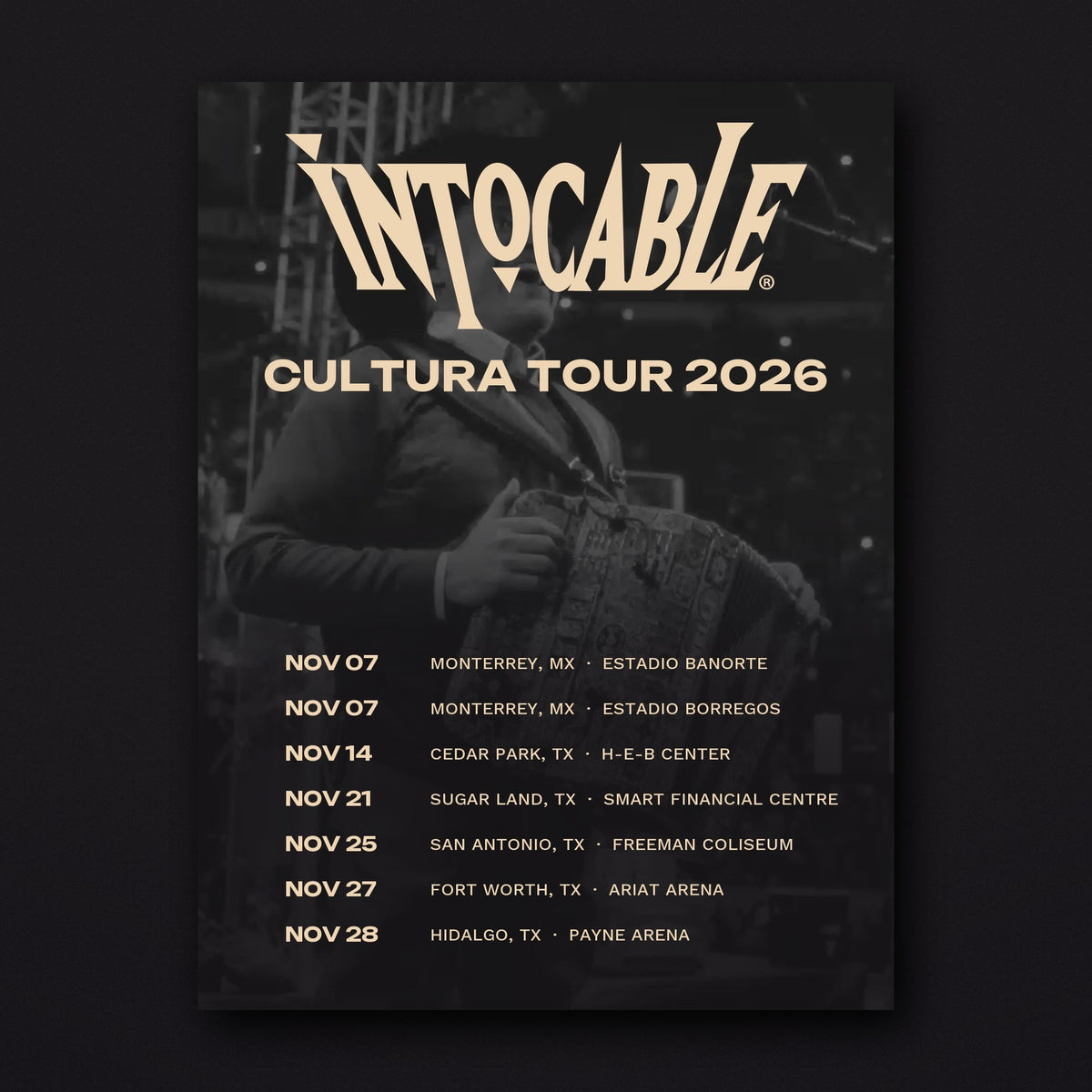 Cultura Tour 2026 Poster