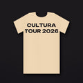 Cultura Tour 2026 Tee — Cream