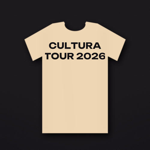 Cultura Tour 2026 Tee — Cream
