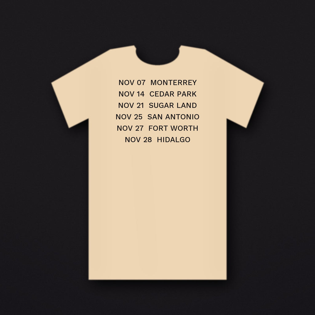 Cultura Tour 2026 Tee — Cream