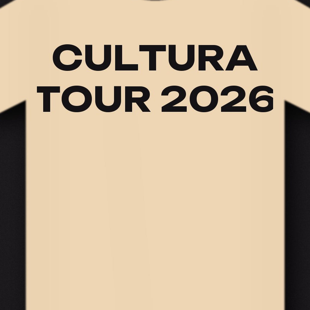 Cultura Tour 2026 Tee — Cream