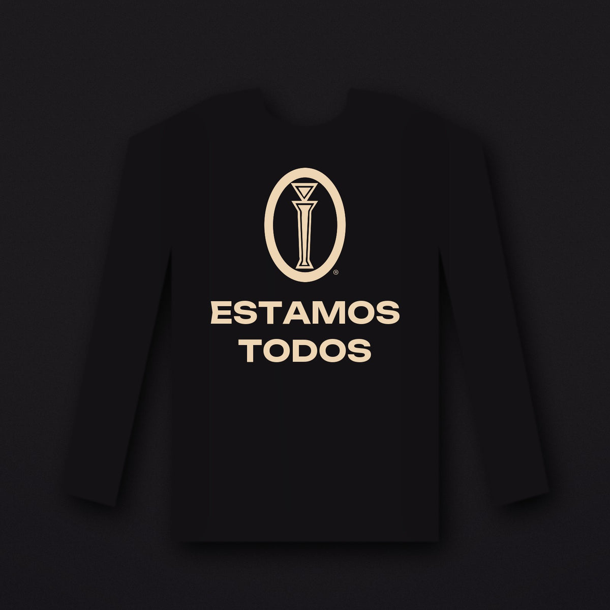 "Estamos Todos" Long Sleeve — Black